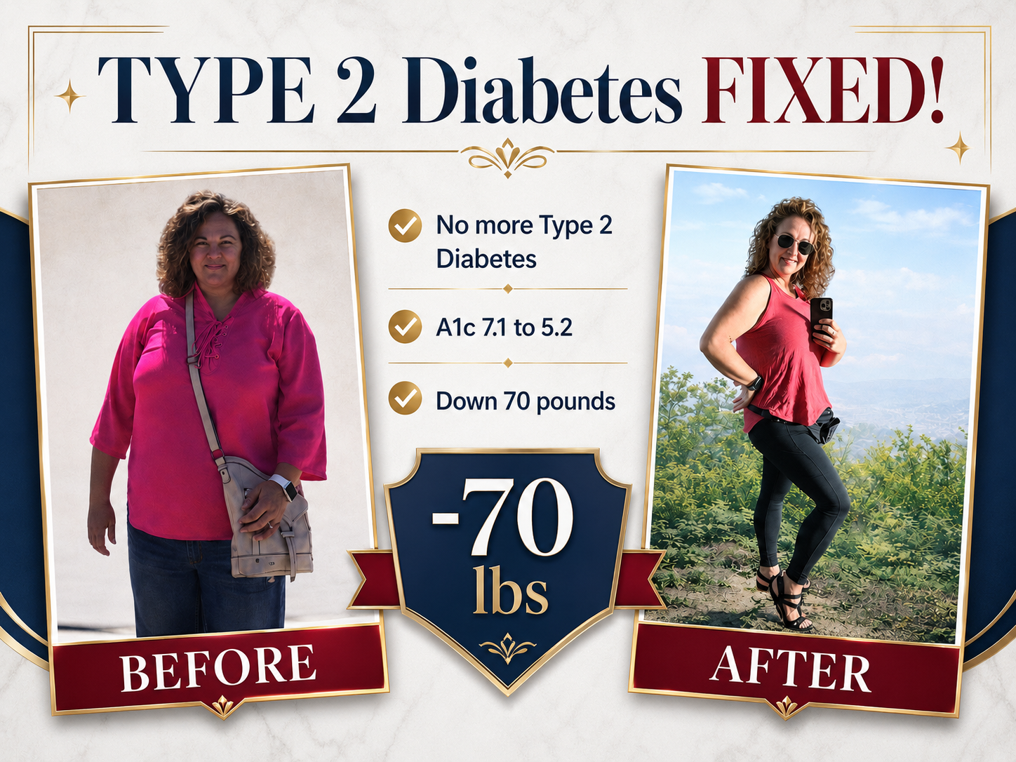 Stop Feeding Diabetes before-and-after customer success story.